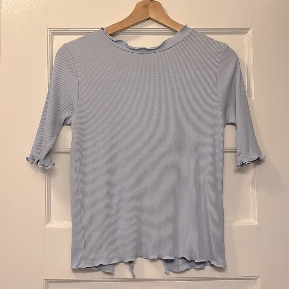 NWT OAK + FORT Tie-Back Top